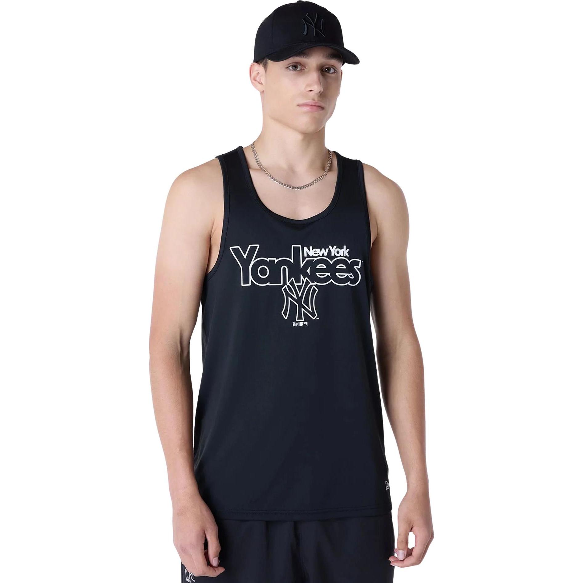 Thumbnail - New Era, Herren, Sportshirt, Tanktop New York Yankees Essentials (M), Schwarz, M