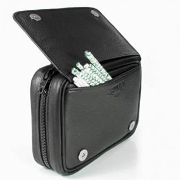 Actual product image Rattray’s Rattray's 3 Pipe Bag Black Leather PB2