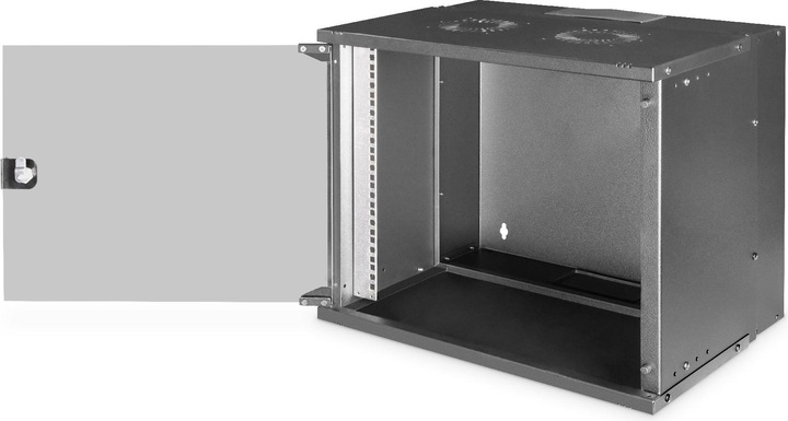 Actual product image Digitus 19" 9U wall-mounted housing, SOHO PRO 459 x 540 x 400 mm, black (9 RU, 19 inch rack)