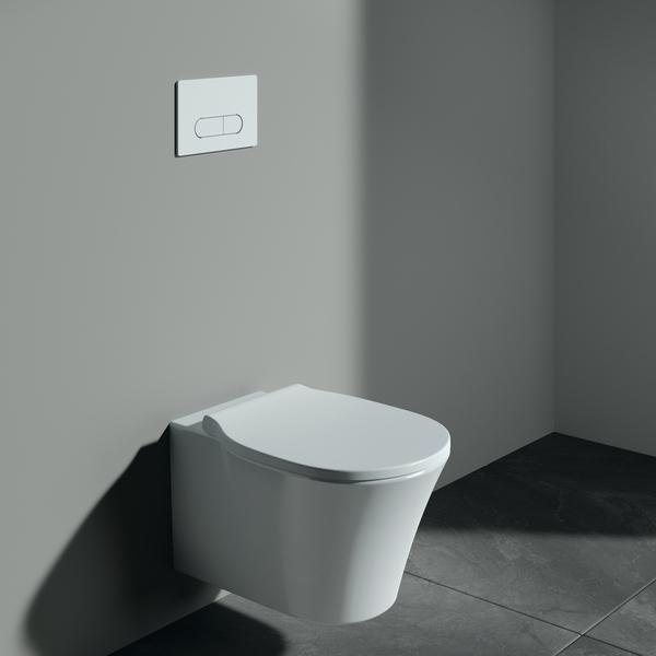 Productafbeelding Ideal Standard WC zitting Connect Air wit Wrapover met zacht sluitend mechanisme E036801