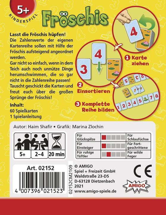 Produktbild Amigo Fröschi's (Deutsch)