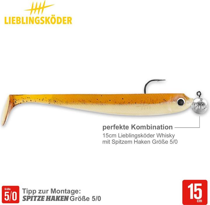 Image du produit Lieblingsköder Whisky (eau claire, nuages) (15 cm)