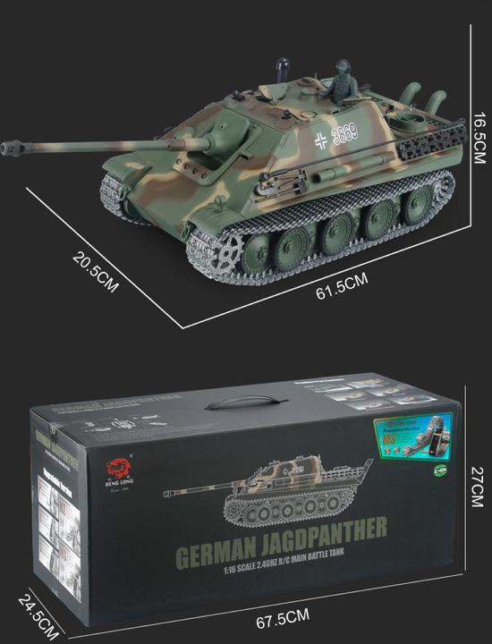 Image du produit Es-toys Heng Long RC Panzer Jagdpanther Pro 1:16 (RTF Ready-To-To-Fly)