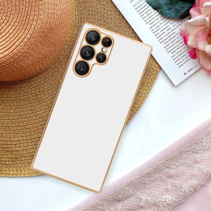 Produktbild Cadorabo Hülle für Samsung Galaxy S22 ULTRA im TPU mit Kameraschutz LM130 Style (Samsung Galaxy S22 Ultra)