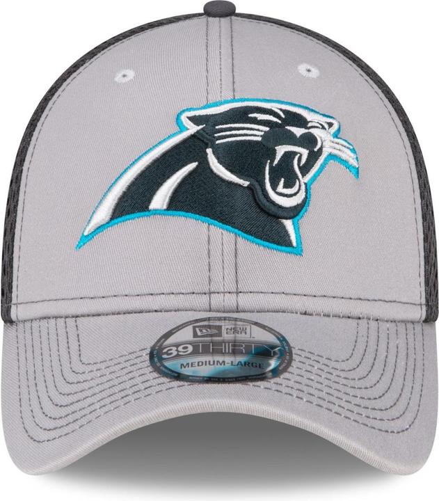 Produktbild New Era 39Thirty Stretch Mesh Cap - Carolina Panthers - M/L (M, L)