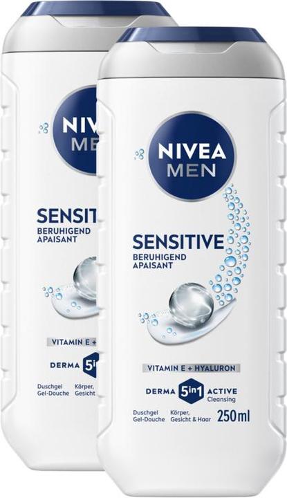 Produktbild NIVEA MEN Sensitive Pflegedusche Duo (500 ml)