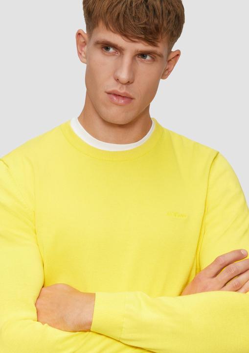 Image du produit s.Oliver Strickpullover Strickpullover mit Logo-Stickerei (XXL)