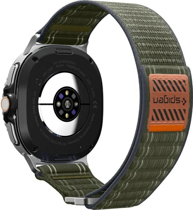 Produktbild Spigen - WBF0 - Samsung Galaxy Watch8 40mm/Watch8 44mm/Watch8 Classic - Green (20 mm, 22 mm, 46 mm, Fabric, Nylon)