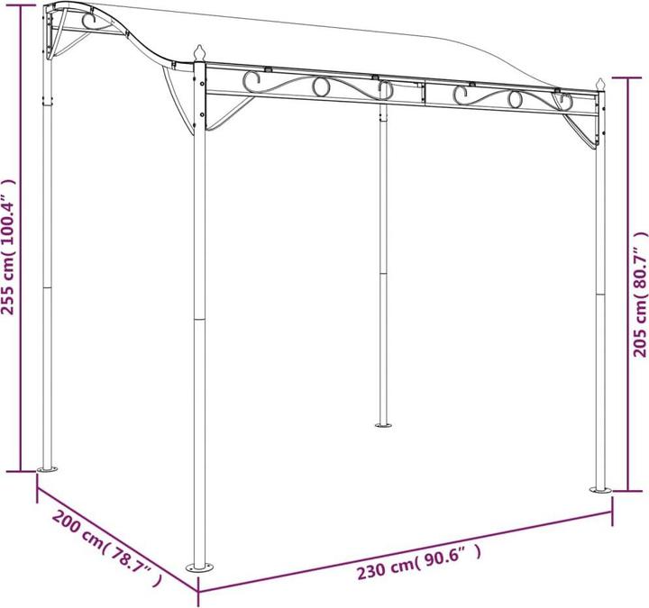 Produktbild vidaXL Reinhilde (200 cm, 230 cm)