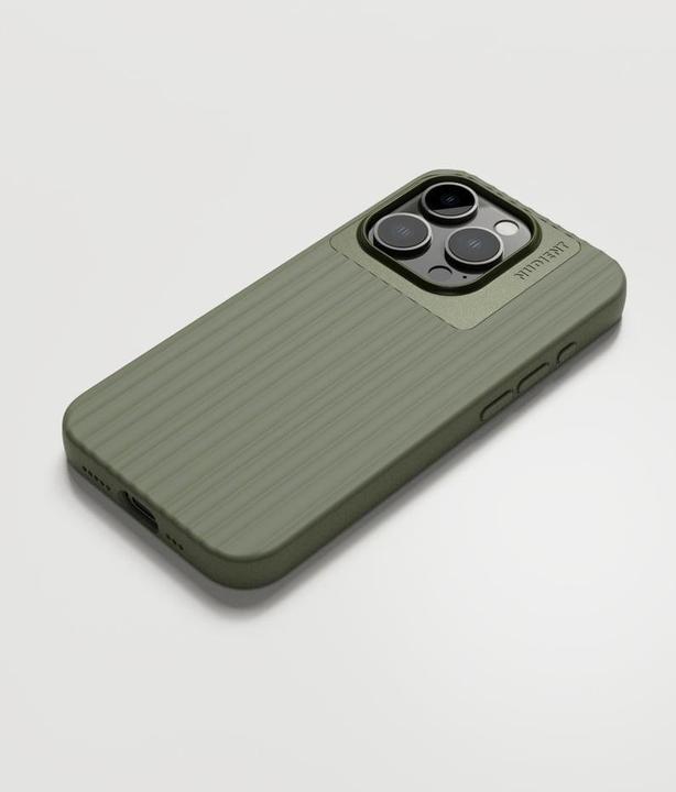 Image du produit Nudient Coque arrière Bold Case iPhone 15 Pro vert olive (Apple iPhone 15 Pro)