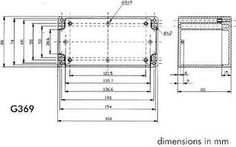 Produktbild Velleman ABS-GEHÄUSE - WASSERDICHT - DUNKELGRAU - 160 x 80 x 85 mm (Gehäuse)