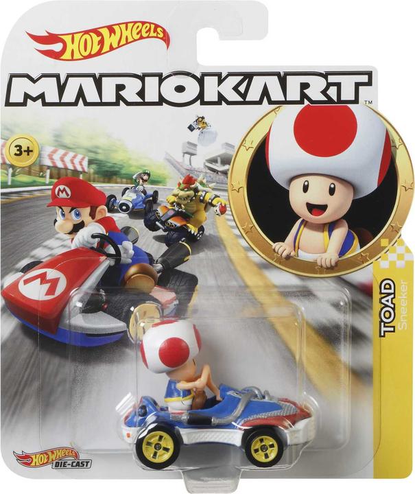 Hot Wheels Mario Kart Die-Cast Toad