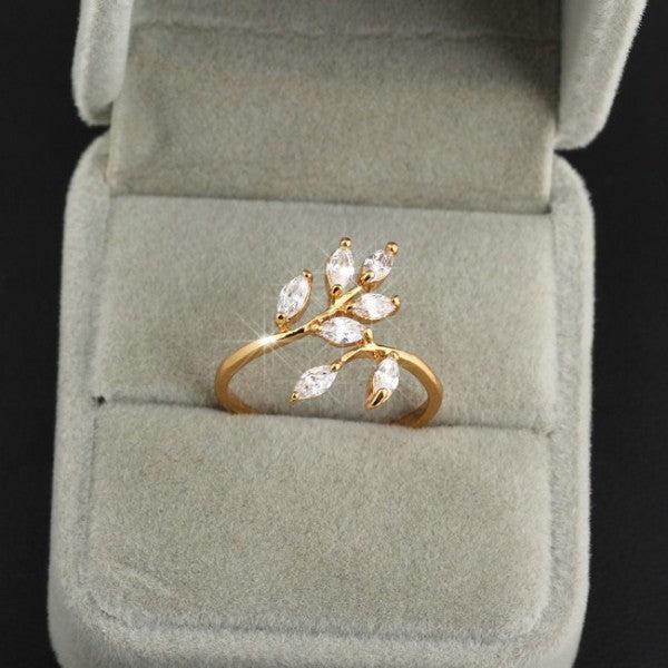 Produktbild Hermex Gold Ring RGP mit Zirkonia - Gold Gr. 52 (52)