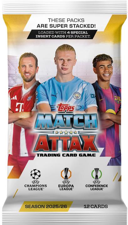 Topps - Match Attax Champions League Cards (UCLMA25-01) (German, Booster Pack)