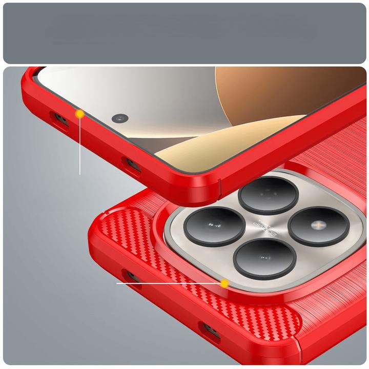 Image du produit Cover-Discount Xiaomi Redmi Note 15 Pro 4G - Metall Carbon Look Hülle (Xiaomi Redmi Note 15 Pro)