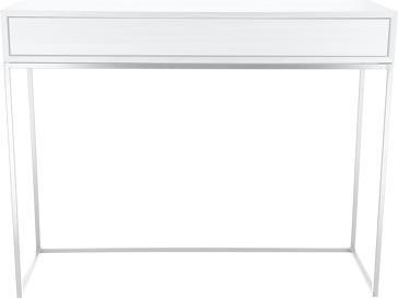 Actual product image Jan Kurtz DINA console table, frame: tubular steel luna silver (34 x 100 x 78 cm)