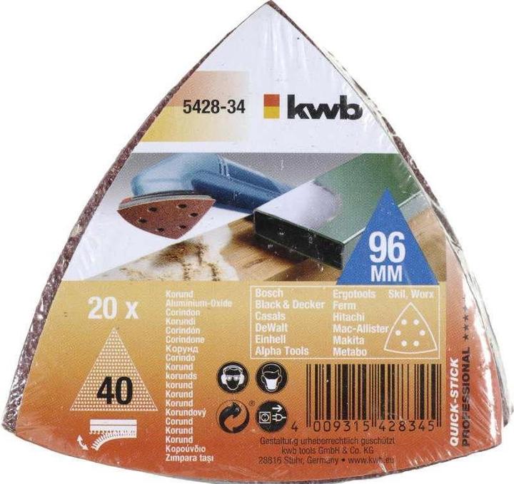Actual product image kwb Delta Profi-Pack K40 /20pcs (40)