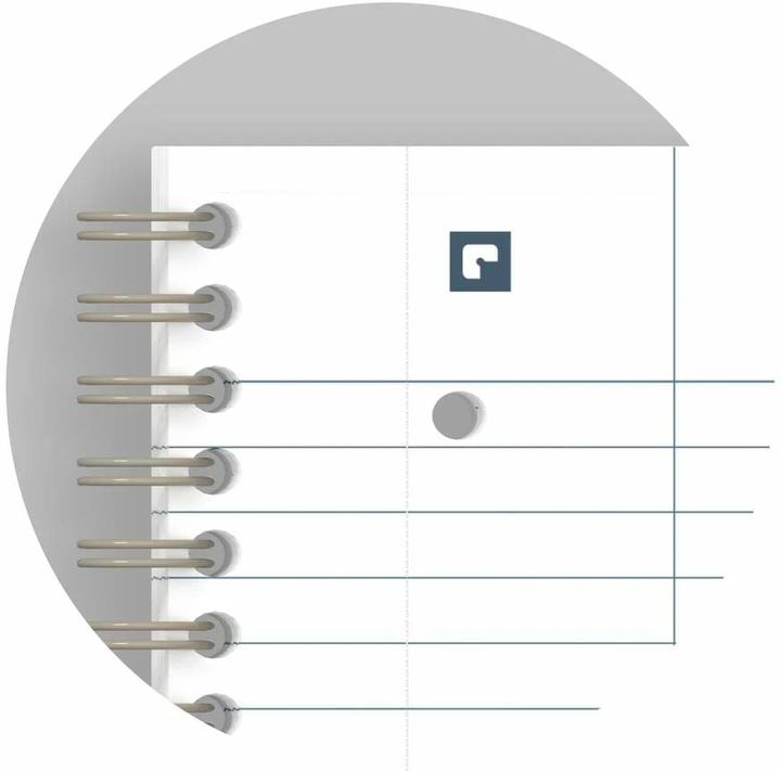 Immagine prodotto Oxford Origins Quaderno a spirale A4+ foderato (A4+, Righe, Copertina morbida)