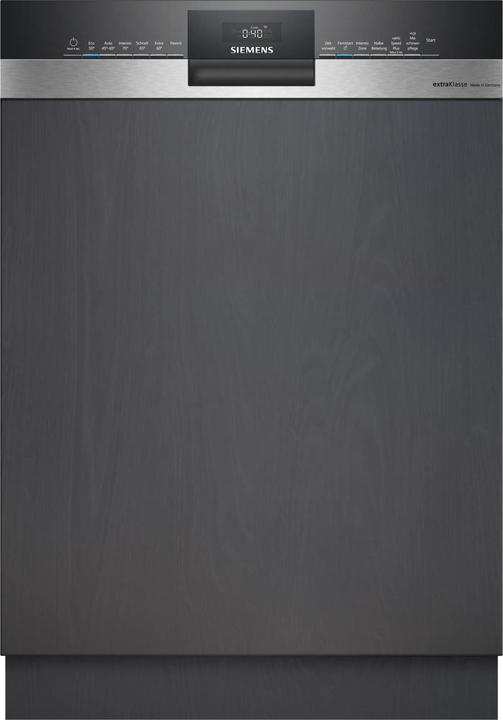 Siemens extraKlasse iQ300, Teilintegrierter Geschirrspüler, 60 cm, Edelstahl SN53ES01BD