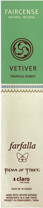 Image du produit Farfalla FLEURS D'ENCENS - Vétiver | Forêt tropicale parfum chaud et épicé