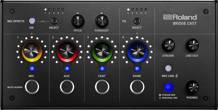 Actual product image Roland Bridge Cast Dual Bus Gaming Mixer (USB, 3.5mm jack)