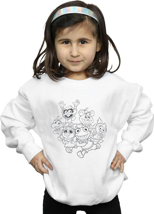 Immagine prodotto Disney The Muppets Muppet Babies Mono Group Felpa Ragazze (140, 146)