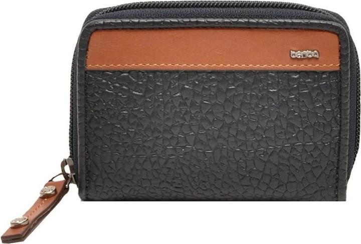 Nero con accentuazione marrone