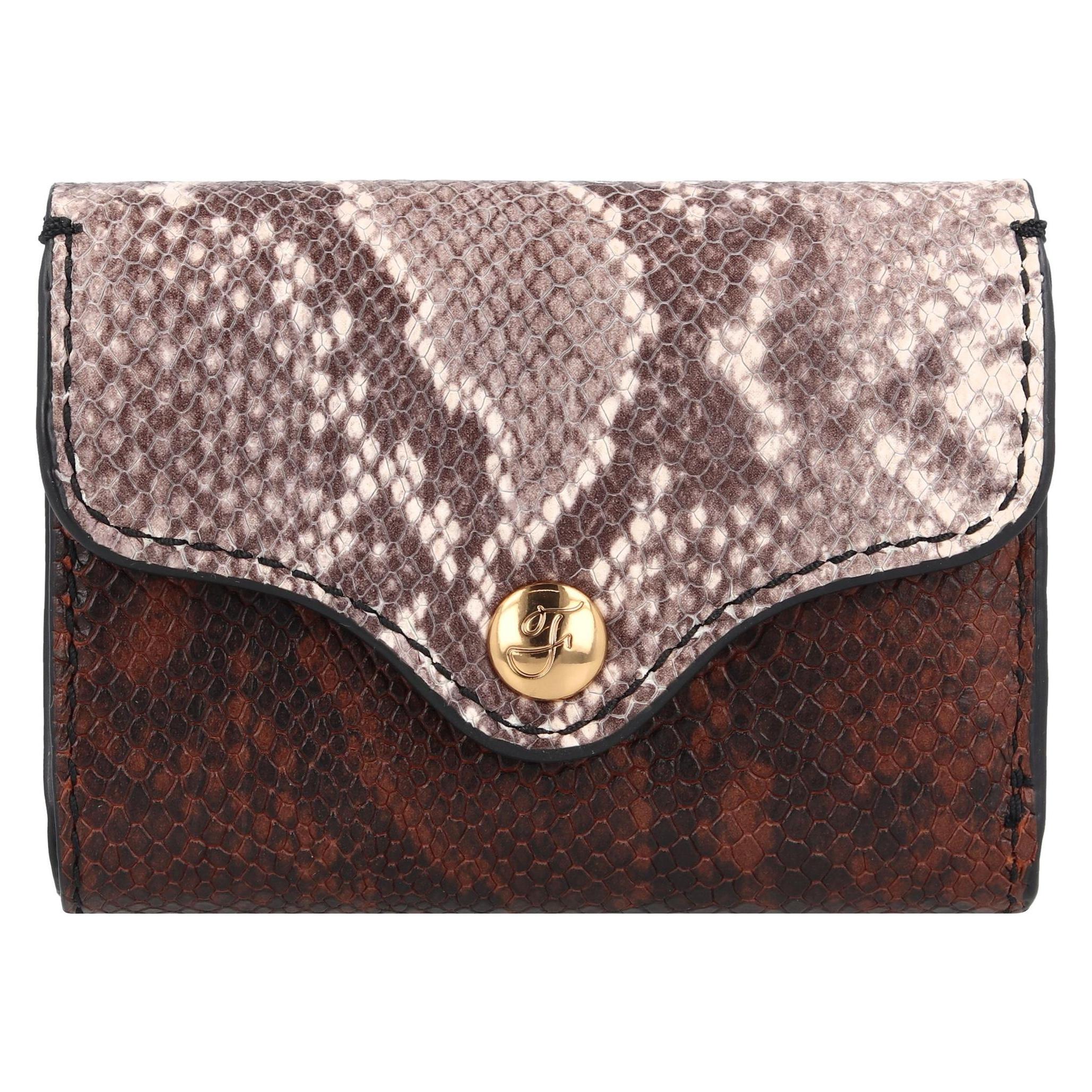 Fossil, Damen, Portemonnaie, Heritage Geldbörse Leder 10 Cm, Braun