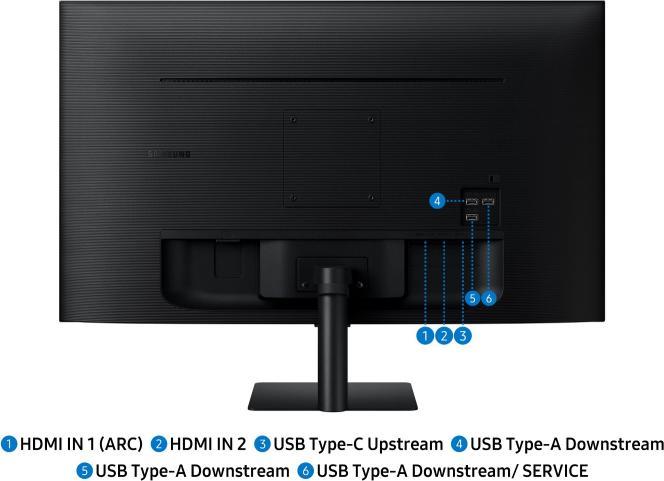Image du produit Samsung Smart Monitor/M70F/32"/VA/4K UHD/60Hz/4ms/Black/2R (3840 x 2160 pixels, 32")