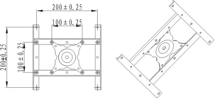 Actual product image Multibrackets Vesa adapter