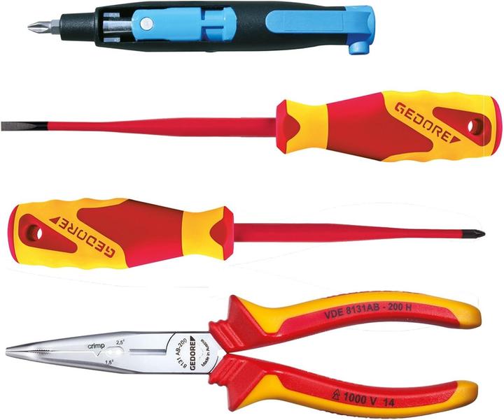 Actual product image Gedore 1102-006 VDE VDE tool set 4 pieces in L-BOXX Mini (155 mm)