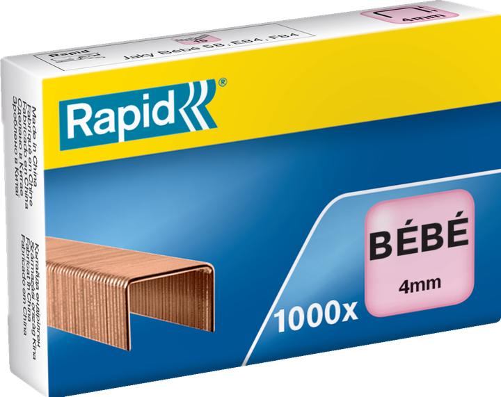 Image du produit Rapid Agrafes Bebe, cuivrées (1000x)