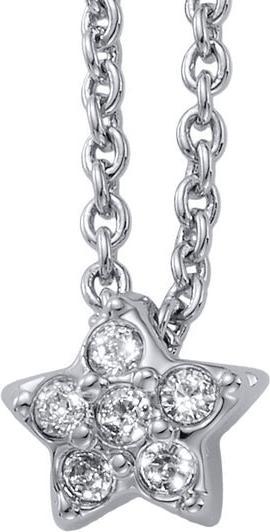 Crystalp Elegant necklace with crystals Star 32115.R