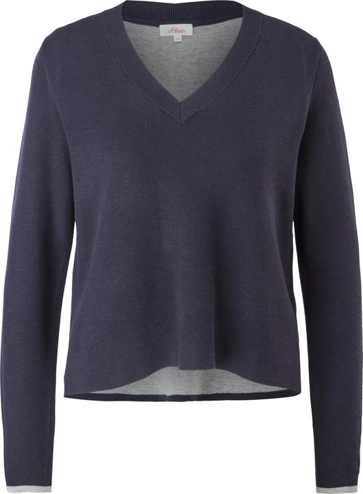 Produktbild s.Oliver Strickpullover Softer Pullover aus Viskosemix (40)