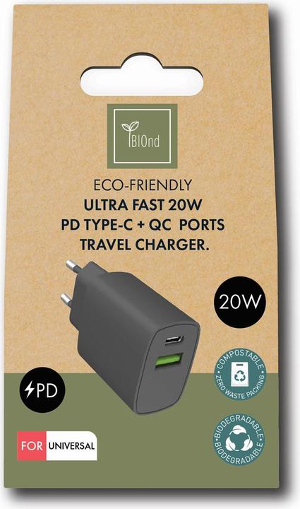 Produktbild BIOnd PD 20W Charger Dual Port USB-A &-C (20 W)