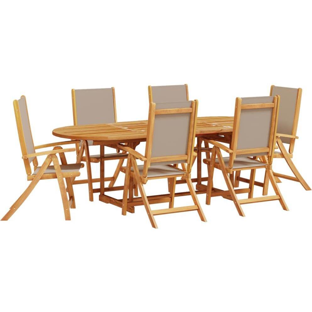 VidaXL, Gartentisch + Balkontisch, Keira (100 cm)