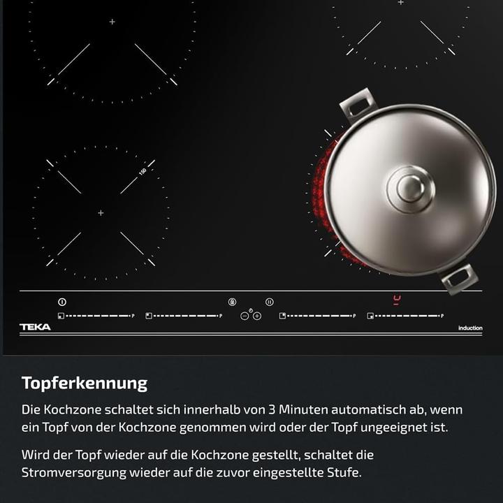 Actual product image Teka IBC 64010 BK MS induction hob (60 cm, Induction hob)