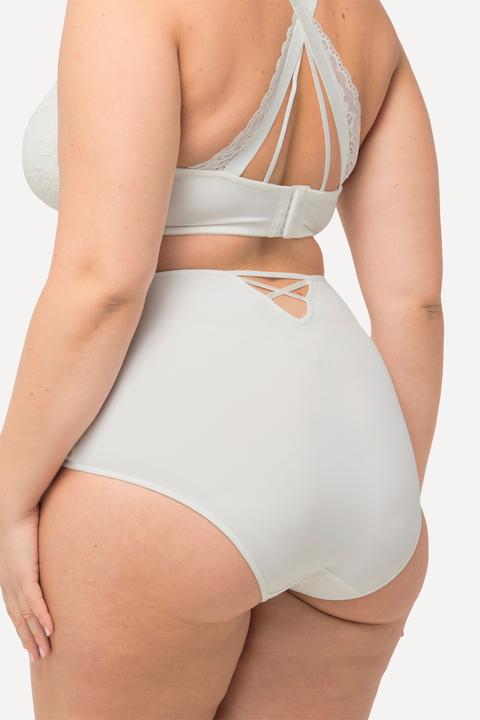 Actual product image Ulla Popken Lace Insert High Waisted Maxi Brief (46, 48)