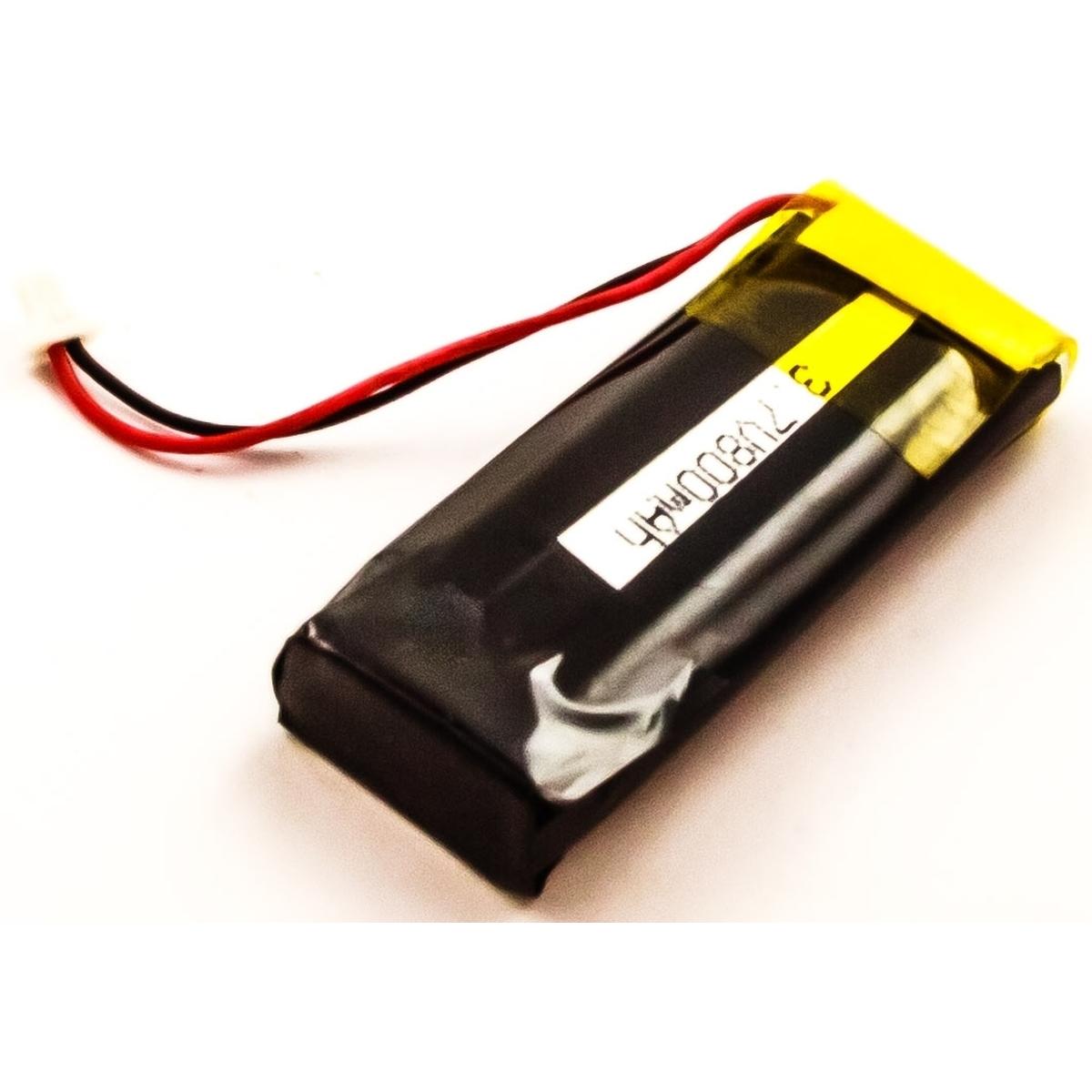 AGI Akku kompatibel mit Cardo Scala Rider G9X - Akku - 800 mAh, Kopfhörer Ersatzteile, Gelb