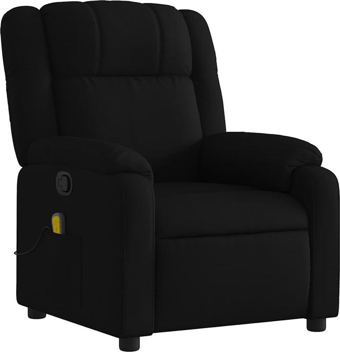 Immagine prodotto VidaXL Sedia da massaggio in tessuto nero,Colore: Nero,Materiale: Tessuto