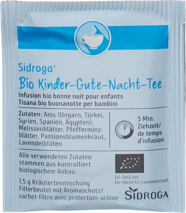 Immagine prodotto Sidroga Tè della buonanotte per i bambini (20 g)