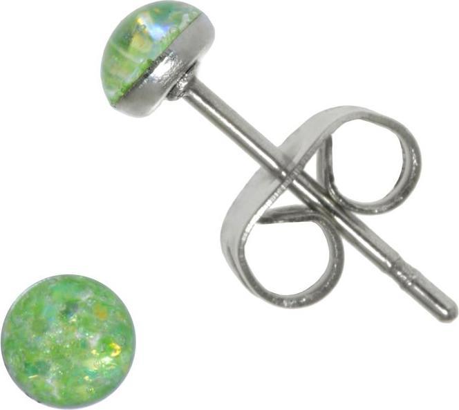 Image du produit Bijouteria Clous d'oreille enfants (Acier chirurgical 316L, Résine époxy)