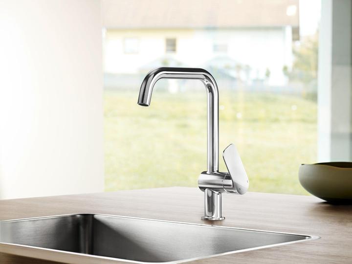 Actual product image Oras Faucet Kitchen Wth Flexhose Linea