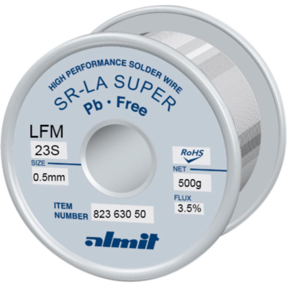 Almit Lötdraht, SR-LA SUPER LFM-23-S, 0,5 mm, 100 g, Lötgerät Zubehör