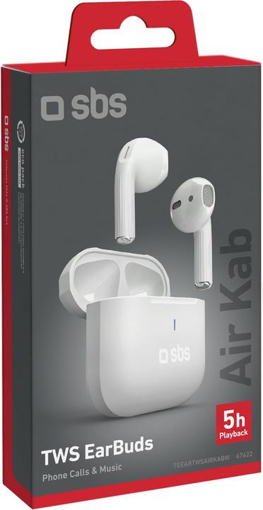 Actual product image SBS TWS earphones with 250 mAh charging case (5 h, Wireless)