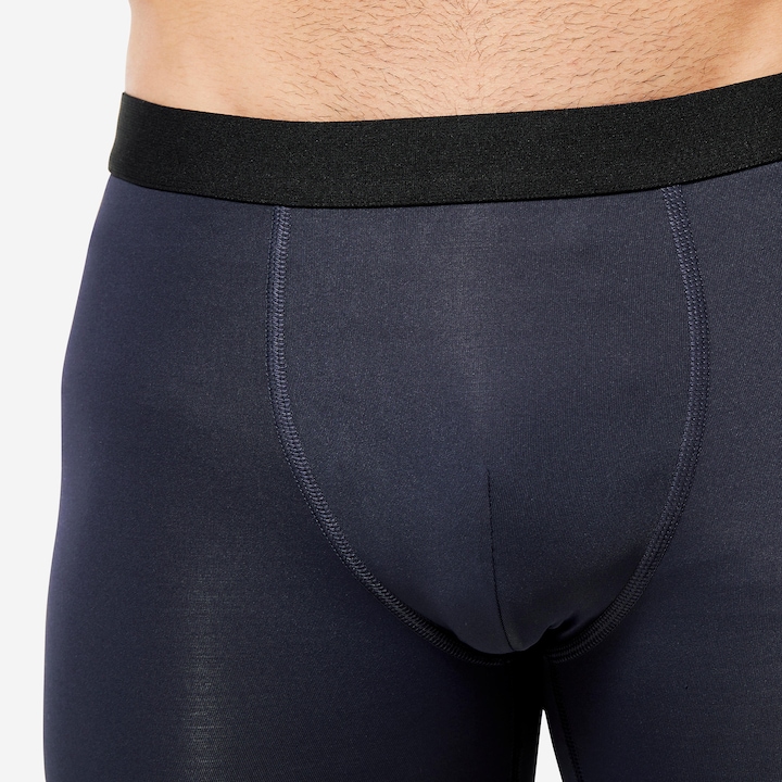 Actual product image Decathlon Functional pants boxer shorts men's breathable 3-pack - navy/blue/khaki (M, pack of 3)