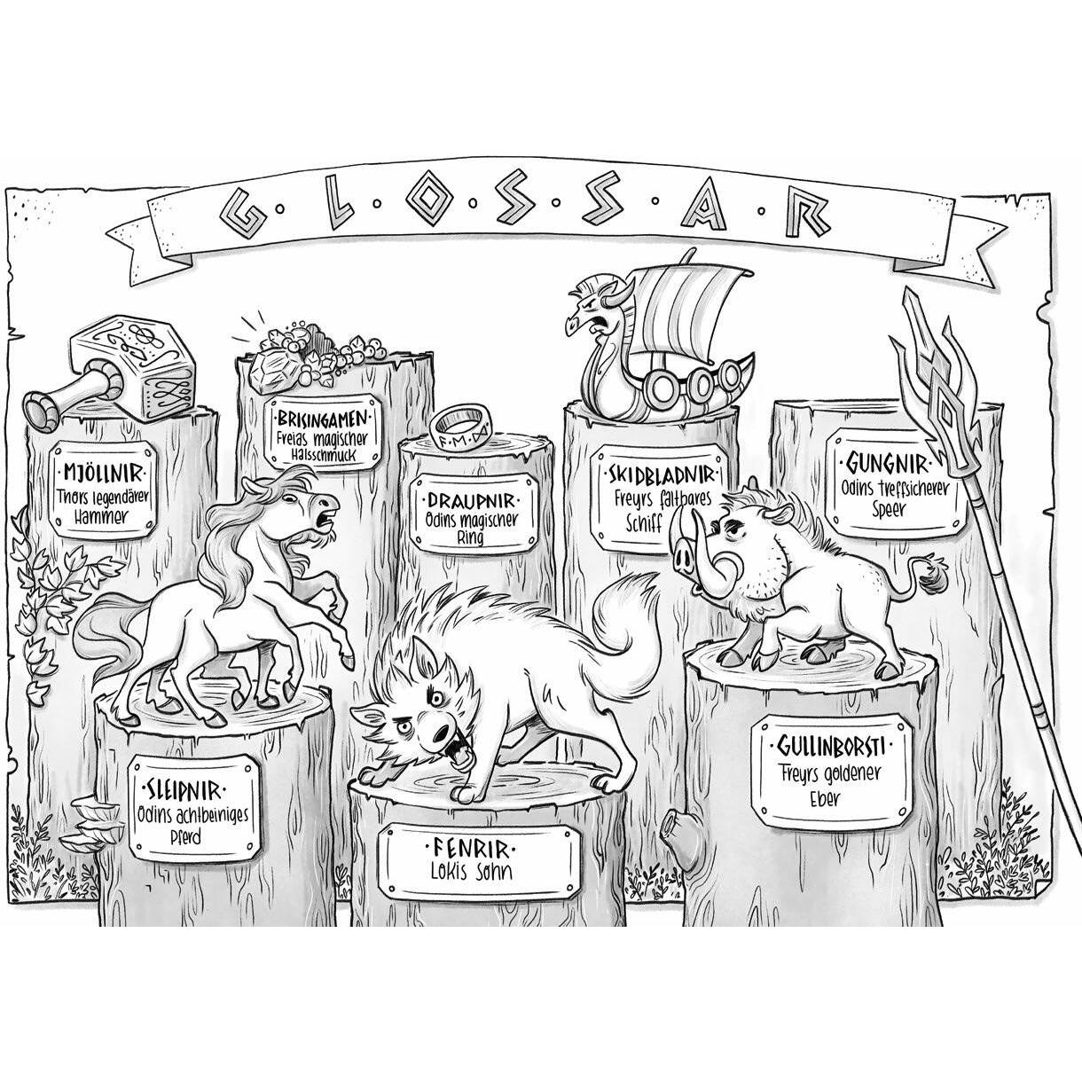 Thumbnail - Ich, Odin, und die wilden Wikinger, Kinderbücher von Frank Schwieger, Ramona Wultschner