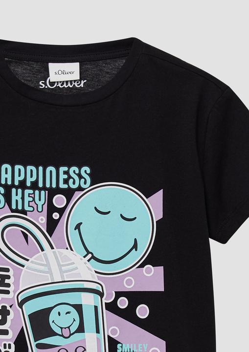 Immagine prodotto S.Oliver T-Shirt T-Shirt im Loose Fit mit Smiley®-Print (134, 140)