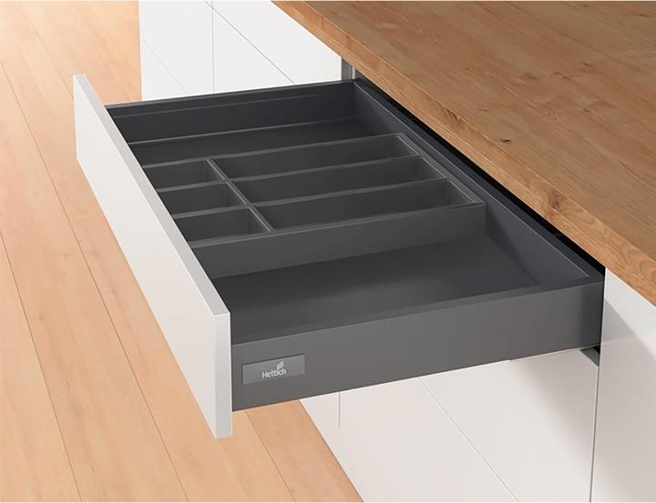 Image du produit Hettich OrgaTray 490 Besteckeinsatz NL 520 mm anthrazit