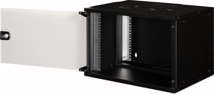 Produktbild Digitus 19" 7HE Wandgehäuse, SOHO PRO 370 x 540 x 400 mm, schwarz (7 HE, 19 Zoll Rack)